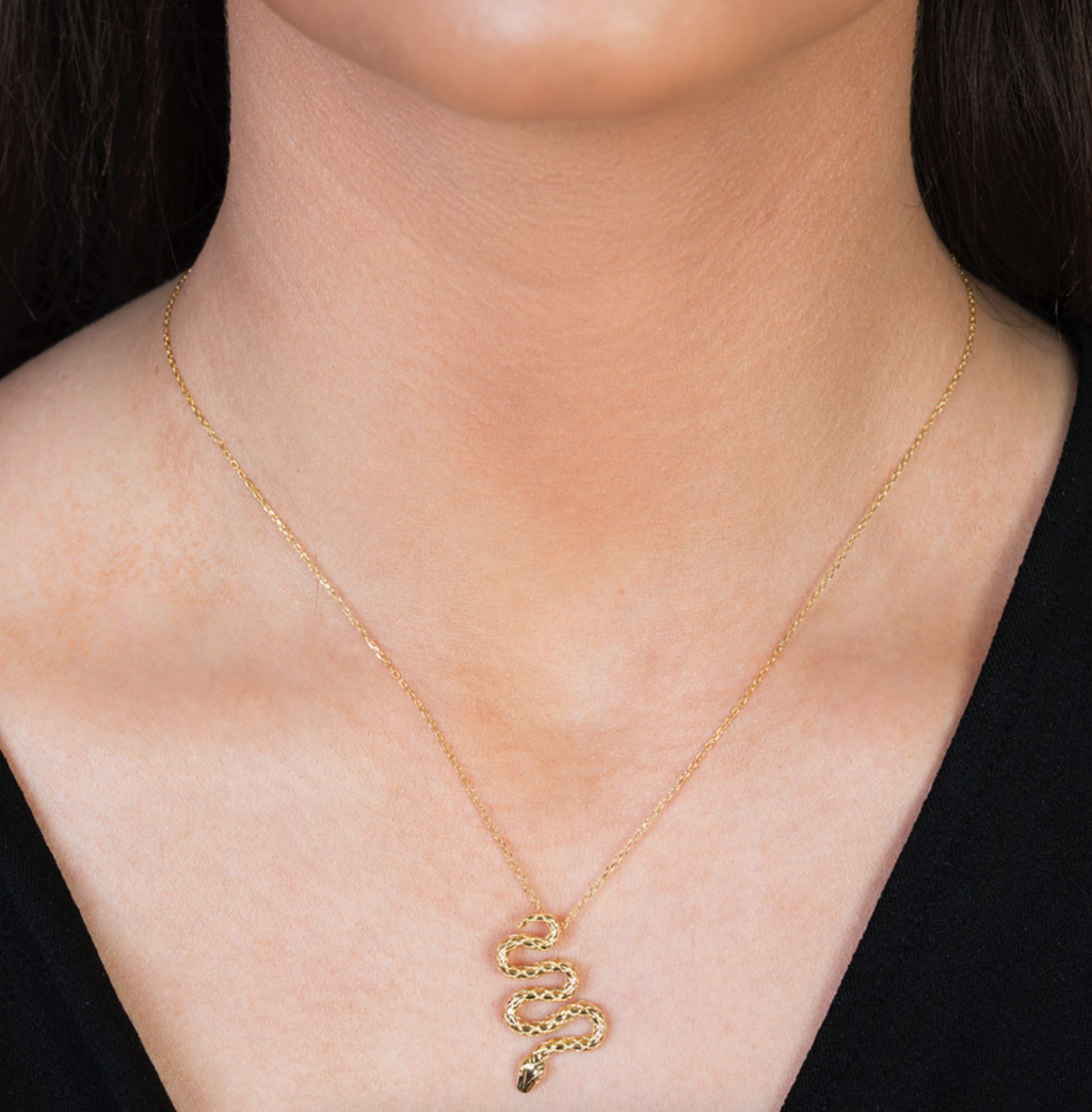 Snake Pendant Necklace