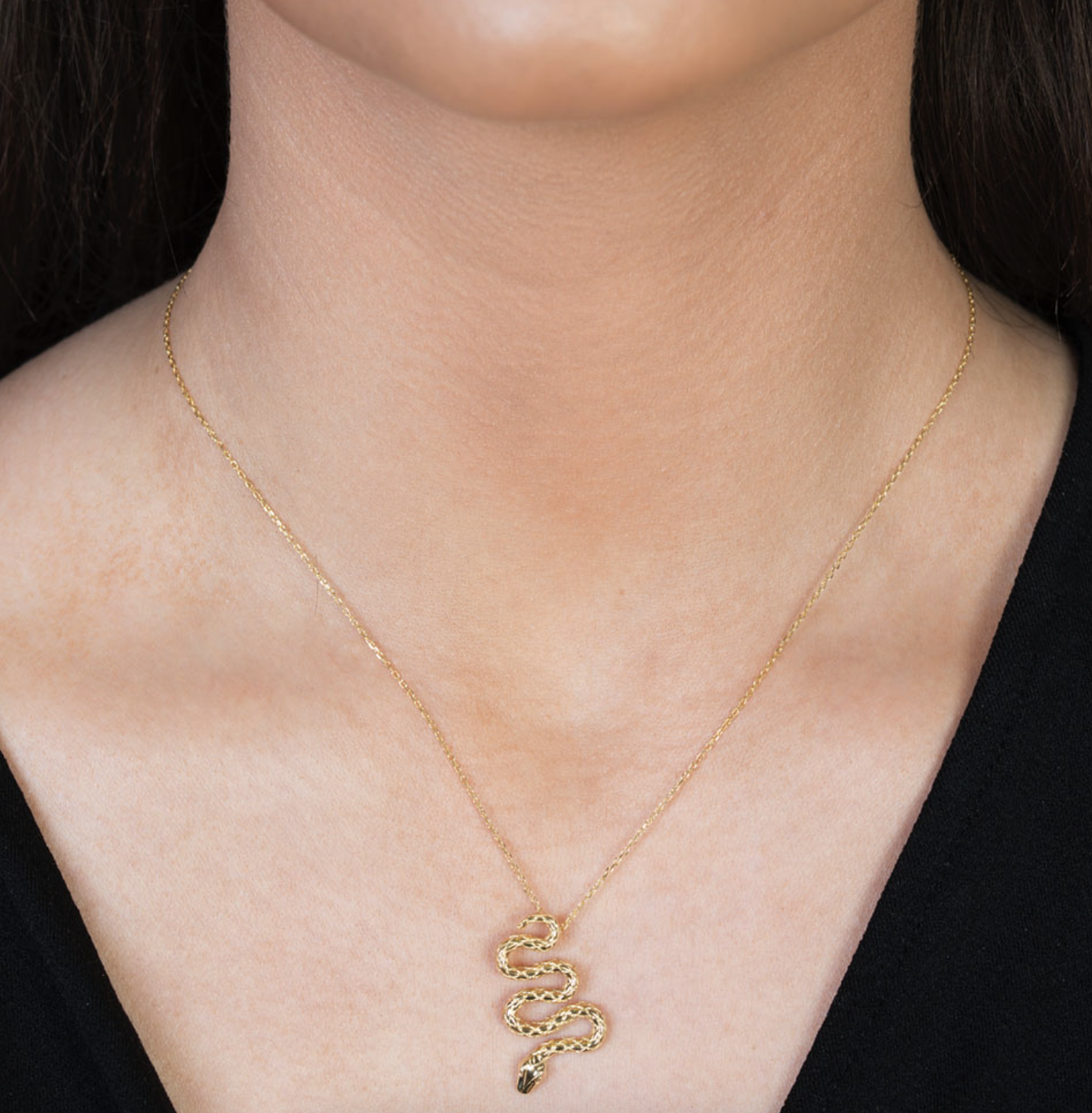 Snake Pendant Necklace