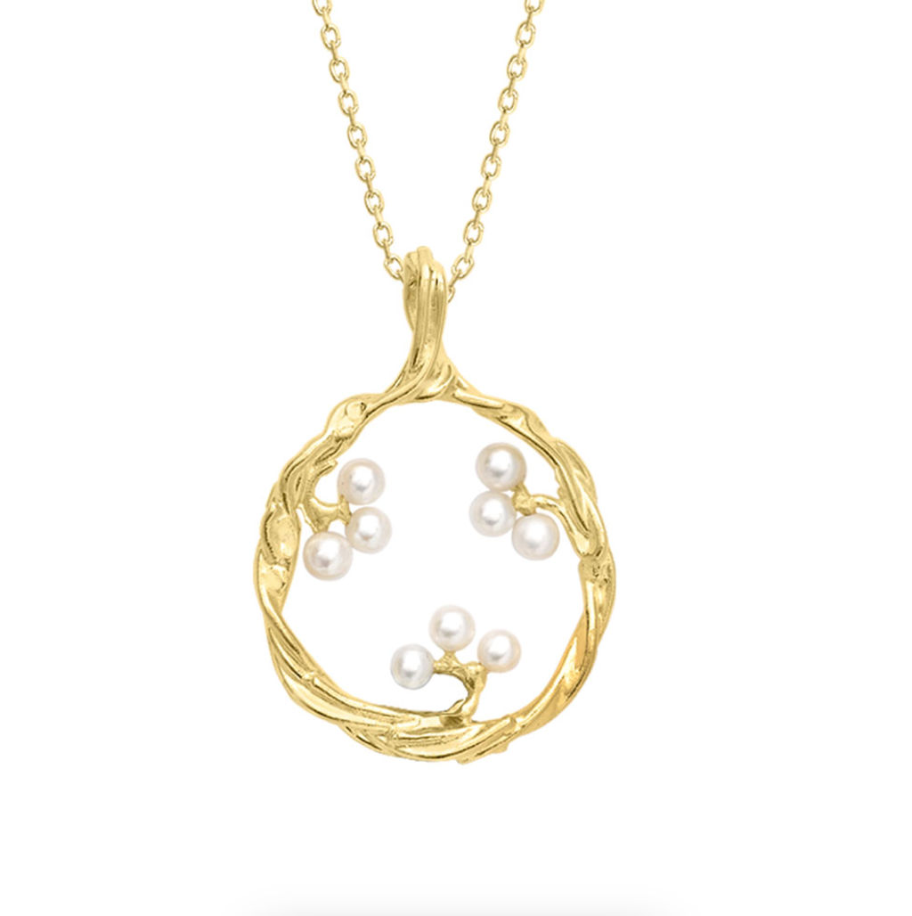 Willow Pearl Pendant Necklace